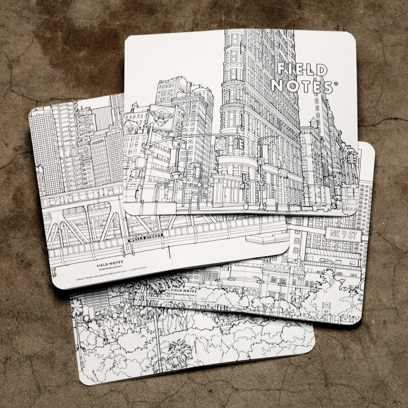 Field Notes Streetscapes Sketch Books