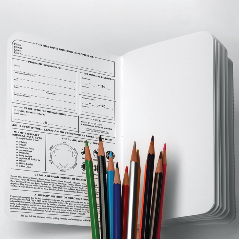 Field Notes Streetscapes Sketch Books