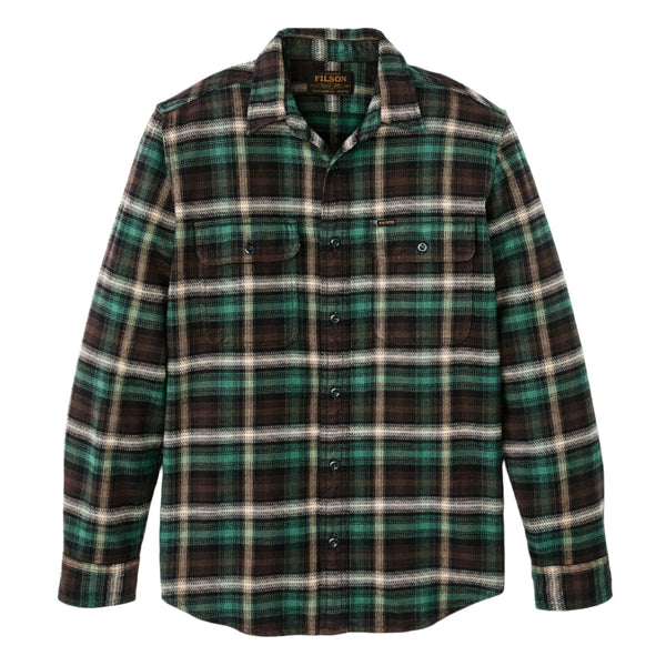 Filson vintage flannel brown green plaid