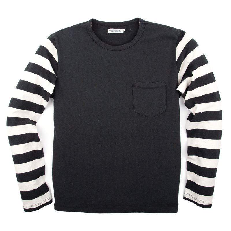 Freenote Shifter Long Sleeve Retro Motorcycle Jersey Inspired Black