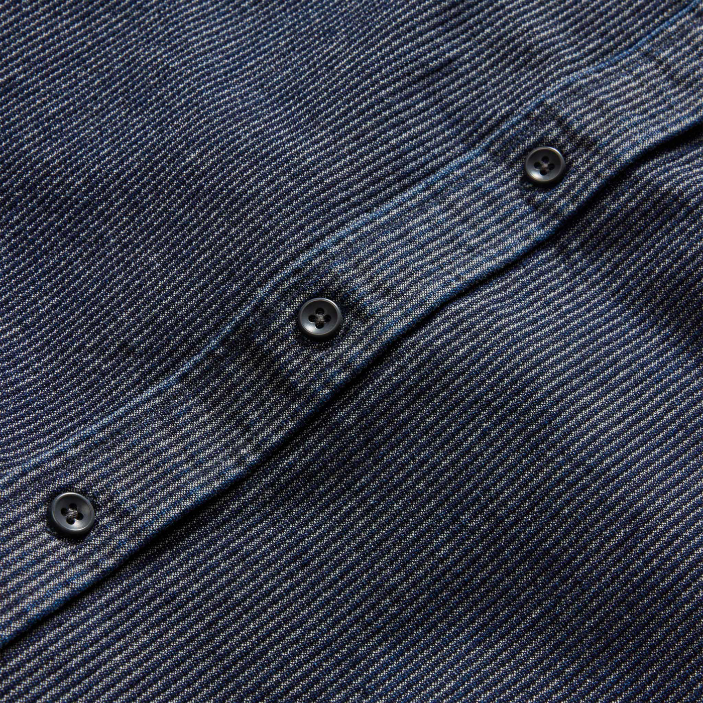 The Utility Shirt | Rinsed Indigo Stripe – Fontenelle Supply Co.