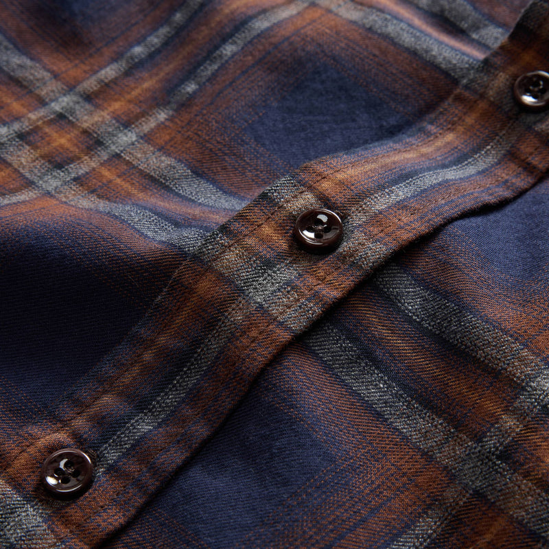 Taylor Stitch California Shirt Brushed Twilight Plaid