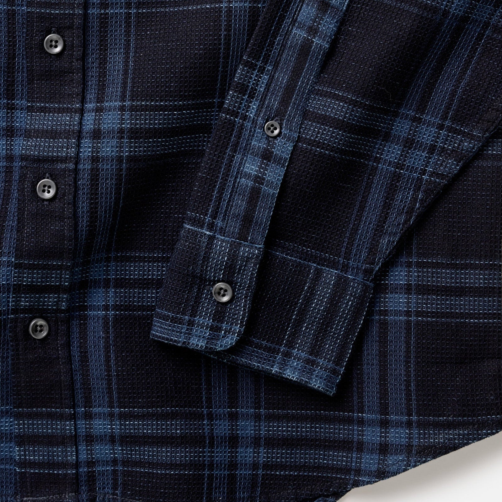 The Jack | Deep Indigo Plaid Waffle – Fontenelle Supply Co.