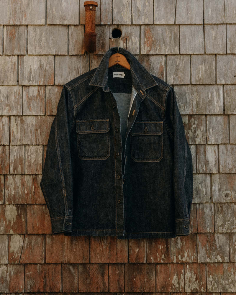 The Shop Shirt in Rinsed Indigo Selvedge