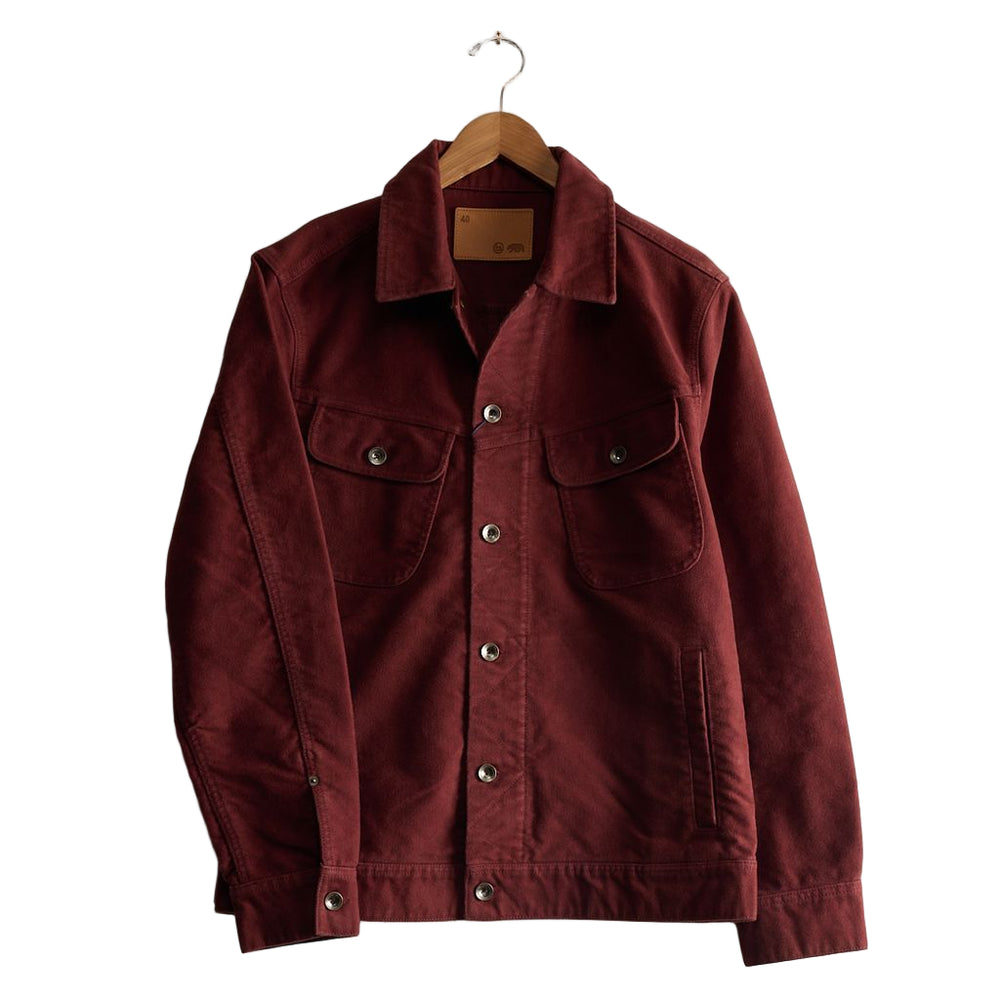 Long Haul Jacket | Dried Cherry Moleskin – Fontenelle Supply Co.