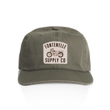 canvas patch hat motorcycle design