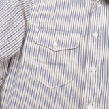 Close up of chest pocket and buttons