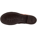 View of sole of boot
