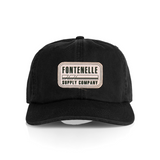 canvas patch hat retro design