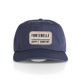 canvas patch hat retro design