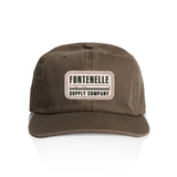 canvas patch hat retro design