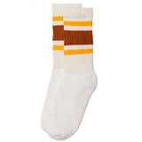 American Trench Retro Stripe Socks Texas  Orange Gold