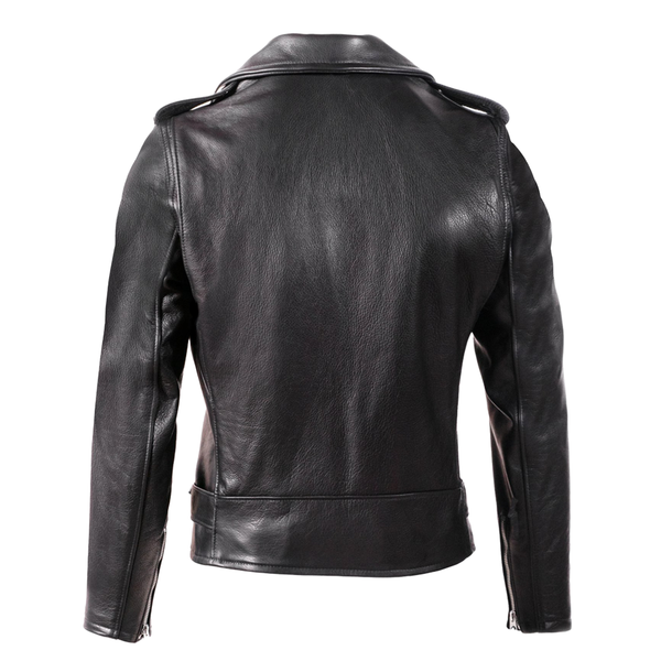 519 Waxy Natural Cowhide Perfecto Leather Jacket Back