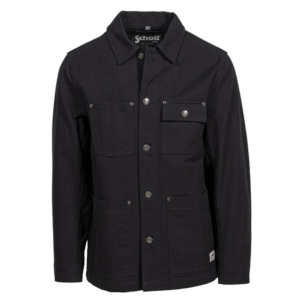 Schott Chore Jacket in Black