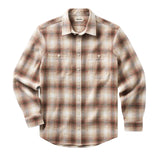Front of Utility Shirt in Seaside Check Sashiko