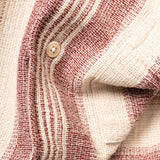 Far Afield Selleck Shirt Dobby Stripe Sand/Red