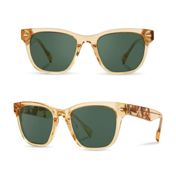 Shwood Ankeny Sunglasses in Butter and Mushroom