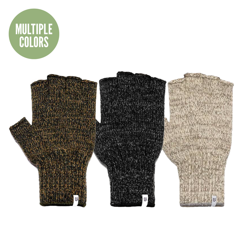 Ragg Wool Fingerless Glove | Multiple Colors Jungle Melange / Large/X-Large