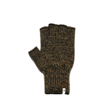 Upstate Stock Fingerless Ragg Wool Gloves in Jungle Melange