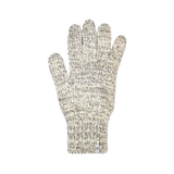 Upstate Stock Ragg Wool Full Finger Gloves in Oatmeal Melange
