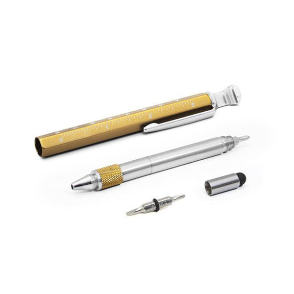 A 6 in 1 Tool Pen in Pieces.