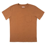 9oz tobacco brown pocket t-shirt