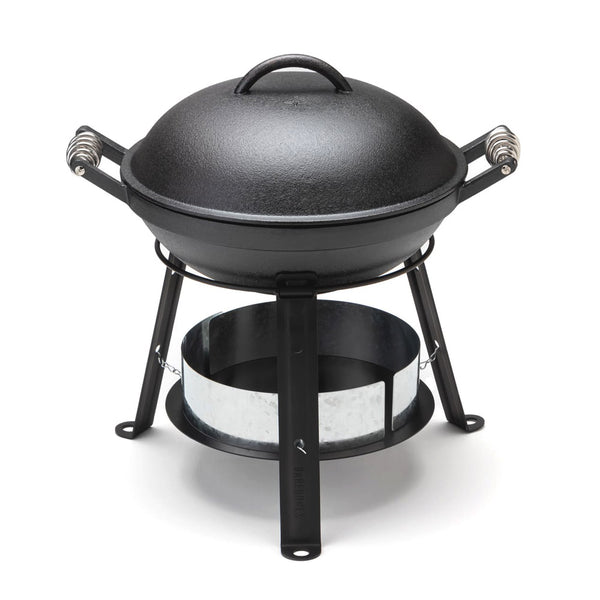 Portable cast iron grill