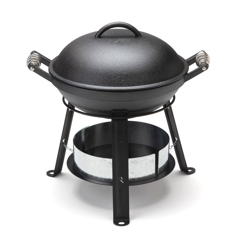 Portable cast iron grill