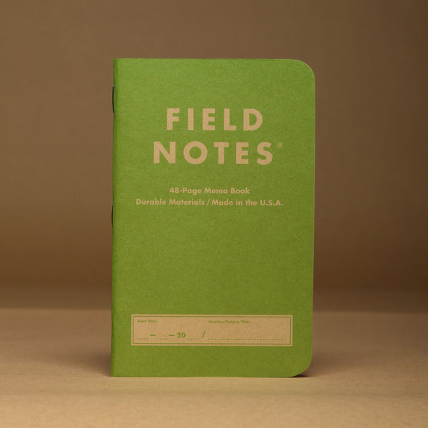 Field Notes Kraft Plus 2-Pack in Moss