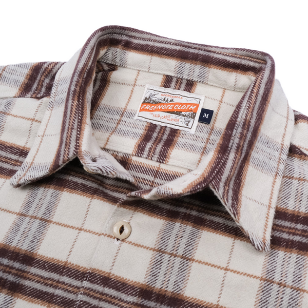 Benson Overshirt | Cream Plaid