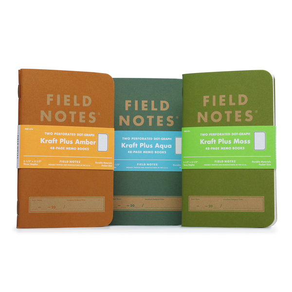 Field Notes Kraft Plus 2-Pack in All Colors Available