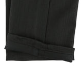 Black denim pants with cuff