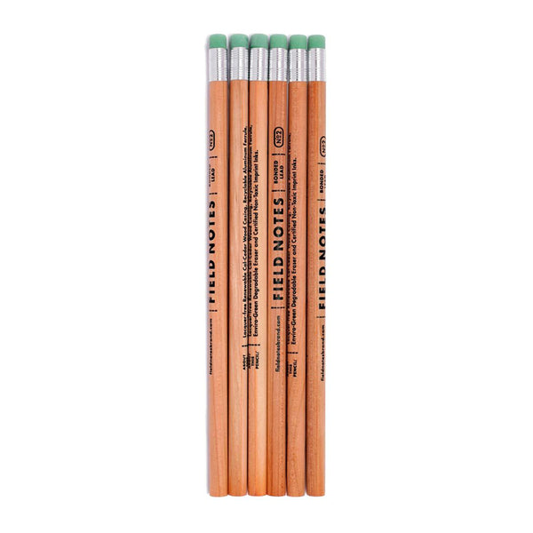 6 pack of Woodgrain Pencils