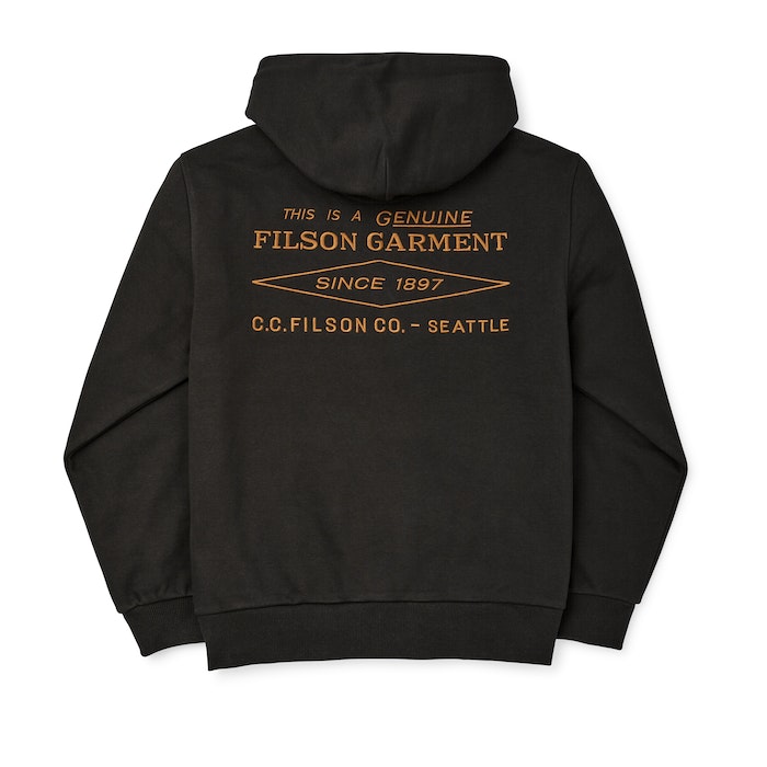 Prospector Embroidered Hoodie | Faded Black/Gold Diamond