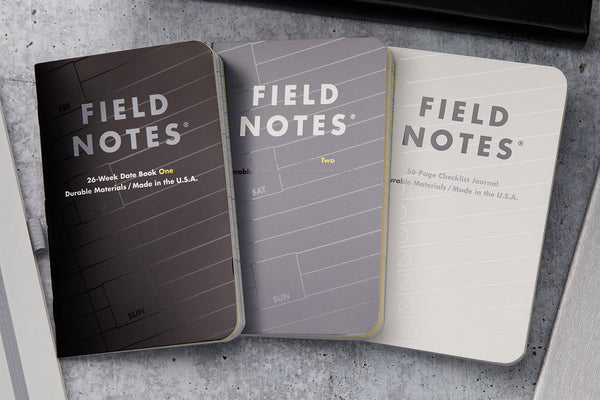All Three Field Notes Available in Pack