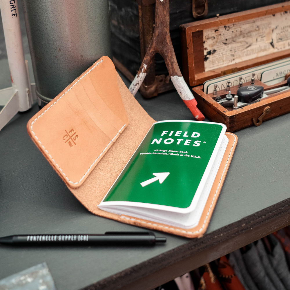 Feild Note Wallet Leather Field Notes Wallet – Fontenelle Supply Co.