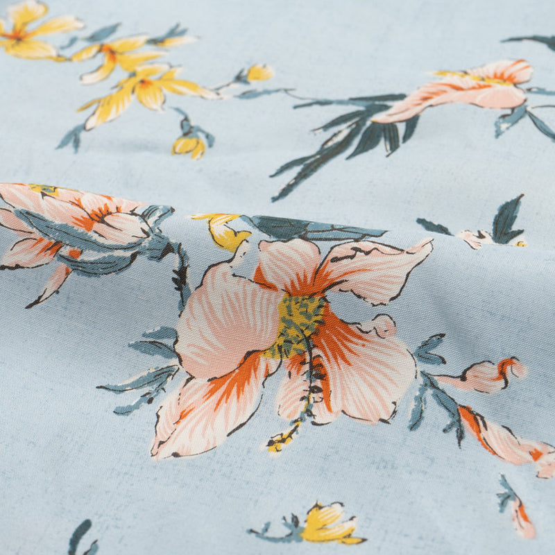 Up Close Picture of Flowers on Shirt