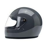 Gringo S Motorcycle Helmet Gloss Storm Grey