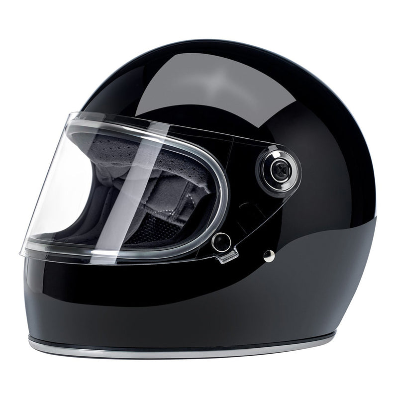 Gringo S Motorcycle Helmet Gloss Black