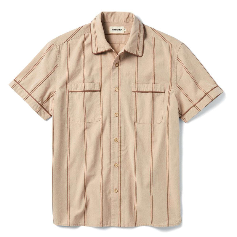 Taylor Stitch Tulum Latte Stripe