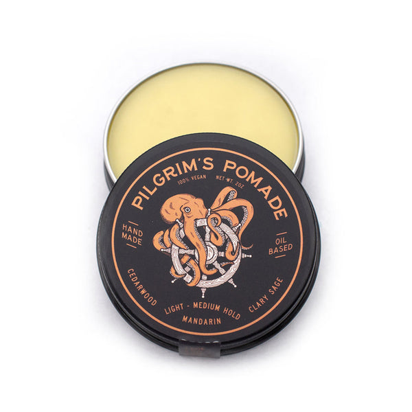 Brooklyn Grooming Pilgrim's Pomade Mandarin and Clary Sage Vegan