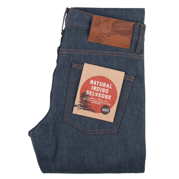 Naked and Famous Natural Indigo Selvedge Super Guy Fit