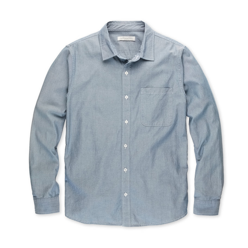 Front of Archer Chambray Shirt