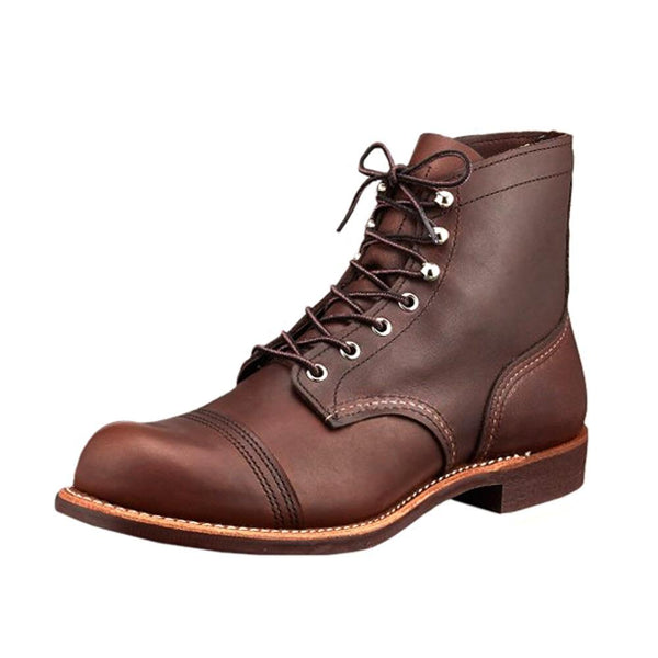 Brown genuine leather boots from Redwing
