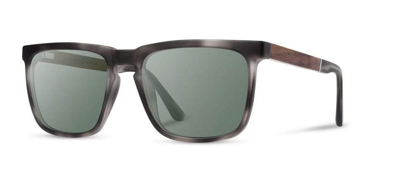 Shwood Ridge Camp Sunglasses in Matte Pearl Grey