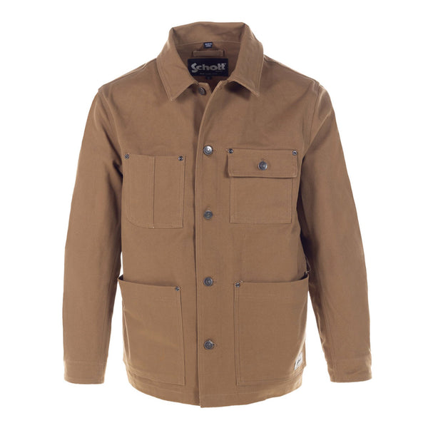 Schott Khaki Canvas Chore Jacket