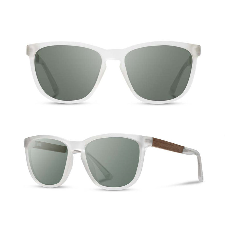 Shwood Arrowcrest Sunglasses in Matte Crystal