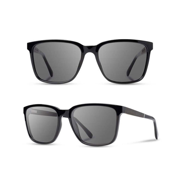 Shwood Crag Camp Sunglasses in Black