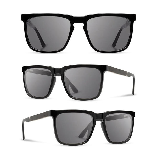 Shwood Ridge Camp Sunglasses in Black