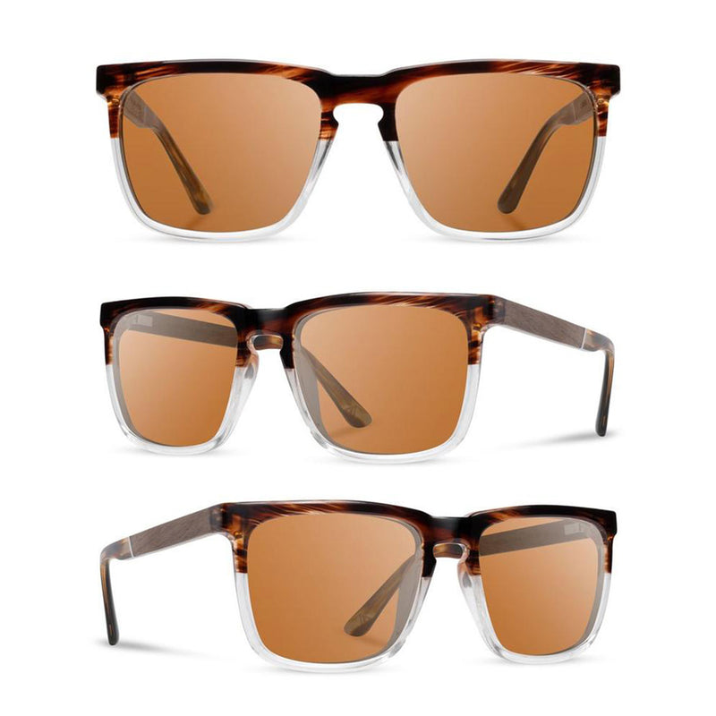 Shwood Ridge Camp Sunglasses in Whiskey Soda